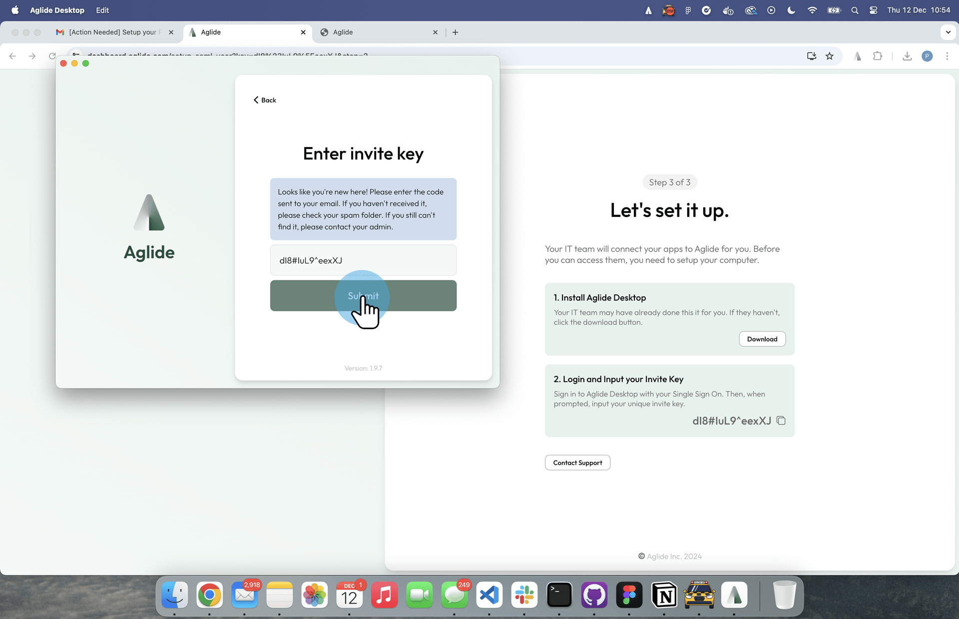 Desktop App Login Screen - sign in with your identity provider